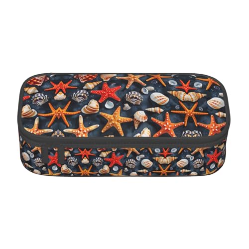 LLOTPQ Federmäppchen mit Indianer-Aufdruck – Stift-Organizer für Mädchen und Jungen, Schulbedarf, Schreibwaren und Bürogebrauch, Seestern und Muscheln, Einheitsgröße, Schulranzen LLOTPQ Federmäppchen mit Indianer-Aufdruck – Stift-Organizer für Mädchen und Jungen, Schulbedarf, Schreibwaren und Bürogebrauch, Seestern und Muscheln, Einheitsgröße, Schulranzen von LLOTPQ