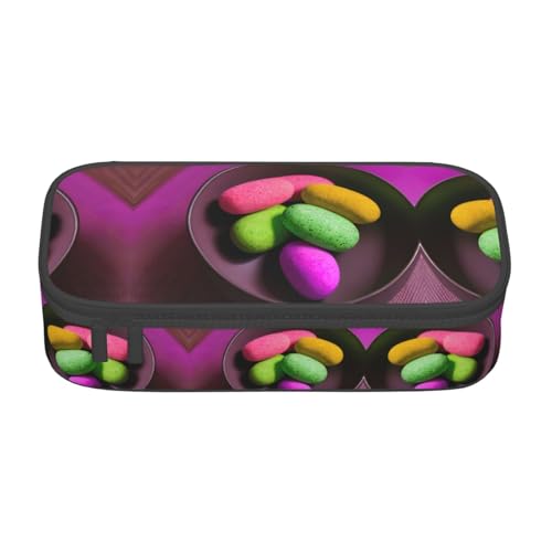 LLOTPQ Federmäppchen mit Weihnachts-Schneemann-Druck, Stift-Organizer für Mädchen und Jungen, Schulbedarf, Schreibwaren und Bürogebrauch, Yoga Meditation, Einheitsgröße, Schulranzen von LLOTPQ