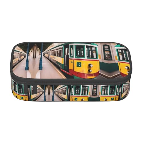 LLOTPQ Federmäppchen mit altem Lizenzdruck – Stift-Organizer für Mädchen und Jungen, Schulbedarf, Schreibwaren und Bürogebrauch, Lissabon Straßenbahnmuster, Einheitsgröße, Schulranzen LLOTPQ Federmäppchen mit altem Lizenzdruck – Stift-Organizer für Mädchen und Jungen, Schulbedarf, Schreibwaren und Bürogebrauch, Lissabon Straßenbahnmuster, Einheitsgröße, Schulranzen von LLOTPQ
