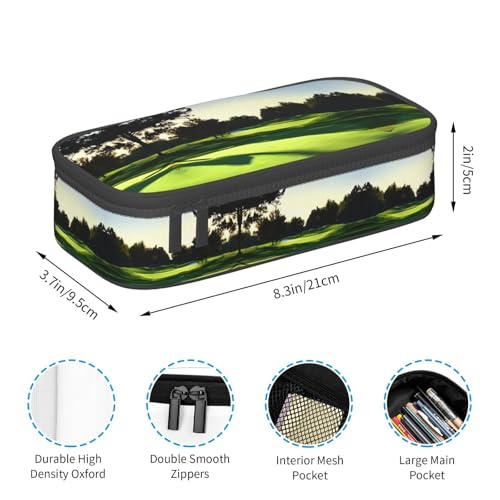 LLOTPQ Federmäppchen mit buntem Gitarren-Druck – Stift-Organizer für Mädchen und Jungen, Schulbedarf, Schreibwaren und Bürogebrauch, Golfplatz, Einheitsgröße, Schulranzen LLOTPQ Federmäppchen mit buntem Gitarren-Druck – Stift-Organizer für Mädchen und Jungen, Schulbedarf, Schreibwaren und Bürogebrauch, Golfplatz, Einheitsgröße, Schulranzen von LLOTPQ