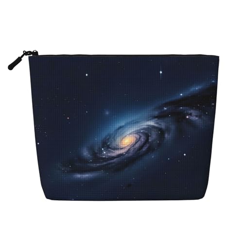 Make-up-Tasche aus künstlichem Hanf mit Weltkarten-Motiv, Reise-Kulturbeutel für Damen, tägliche Aufbewahrung, Geschäftsreisen und mehr, Universe Milky Way Galaxy, Einheitsgröße Make-up-Tasche aus künstlichem Hanf mit Weltkarten-Motiv, Reise-Kulturbeutel für Damen, tägliche Aufbewahrung, Geschäftsreisen und mehr, Universe Milky Way Galaxy, Einheitsgröße von LLOTPQ