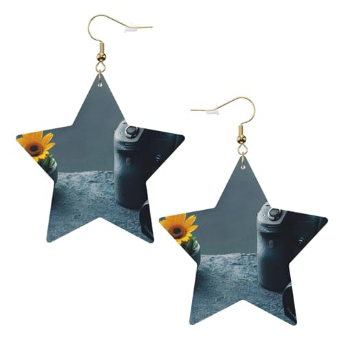 Weiße trendige Leder-Stern-Ohrringe für Damen – leichte 3D-Grafik, Universum, Weltraumdruck, baumelnder Schmuck, Partygeschenke und Dekorationen, Einheitsgröße, Leder Weiße trendige Leder-Stern-Ohrringe für Damen – leichte 3D-Grafik, Universum, Weltraumdruck, baumelnder Schmuck, Partygeschenke und Dekorationen, Einheitsgröße, Leder von LLOTPQ