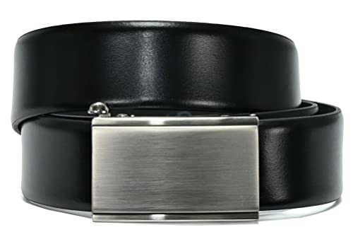 LLOYD-Automatic-Leder-Gürtel 35mm, Kantenfinish, kürzbar, bombiert (Black, 105) von LLOYD Men´s Belts