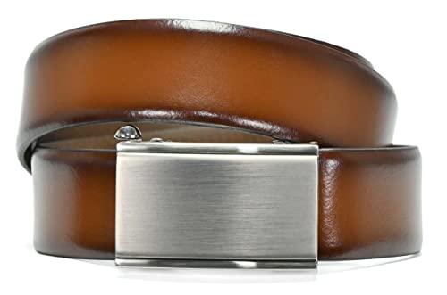 LLOYD-Automatic-Leder-Gürtel 35mm, Kantenfinish, kürzbar, bombiert (Cognac, 115) von LLOYD Men´s Belts