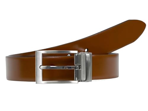 LLOYD-Herren-Leder-Wendegürtel 35 mm cognac-black-W120 von LLOYD Men´s Belts