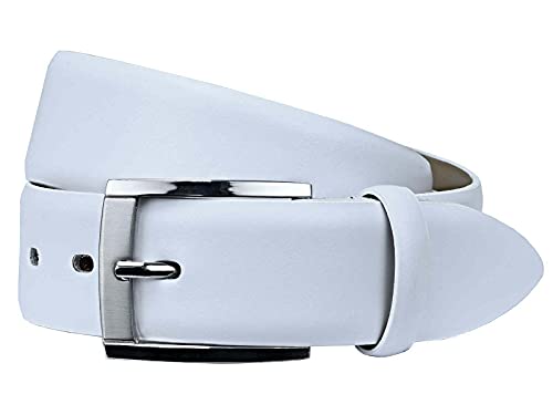 LLOYD-Herren-Ledergürtel 35 mm Dorn-Schließe 20-Weiss BW-100 von LLOYD Men´s Belts