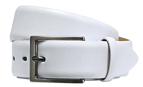 LLOYD-Herren-Ledergürtel 35 mm Dorn-Schließe 20-Weiss BW-105 von LLOYD Men´s Belts