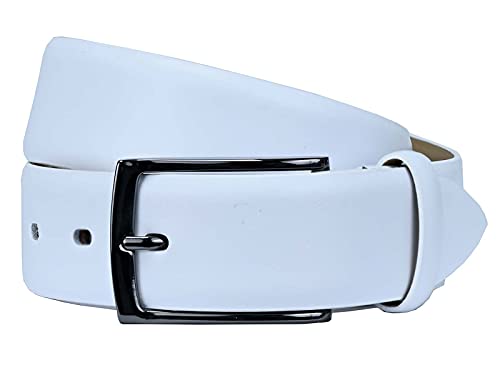 LLOYD-Herren-Ledergürtel 35 mm dkl.Schließe 20-white BW110 von LLOYD Men´s Belts