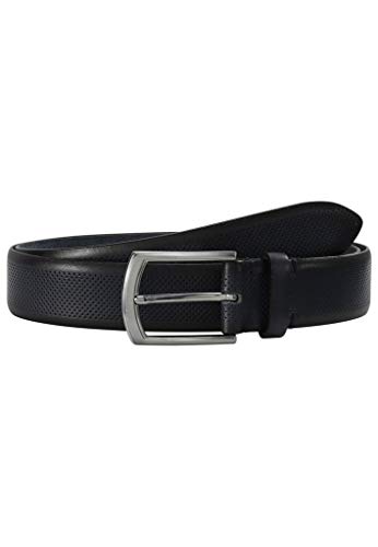 LLOYD-Herren-Voll-Ledergürtel 35 mm perforiert Kanten-Finish 12-NAVY 90 von LLOYD Men´s Belts