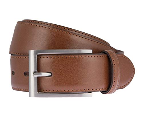 Lloyd 6582 Men's Belt Leather Belt Black, Cognac, W120 von LLOYD