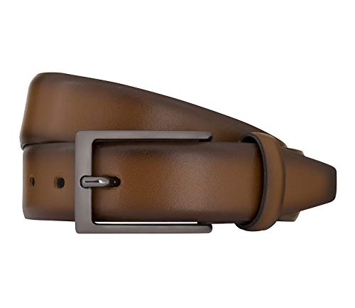 LLOYD Men's Belts Gürtel Herrengürtel Ledergürtel Cognac 7809, Farbe:Braun, Länge:100 von LLOYD Men´s Belts