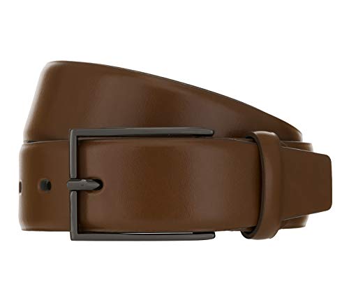 LLOYD Men's Belts Gürtel Herrengürtel Ledergürtel Cognac 8379, Farbe:Braun, Länge:120 von LLOYD Men´s Belts