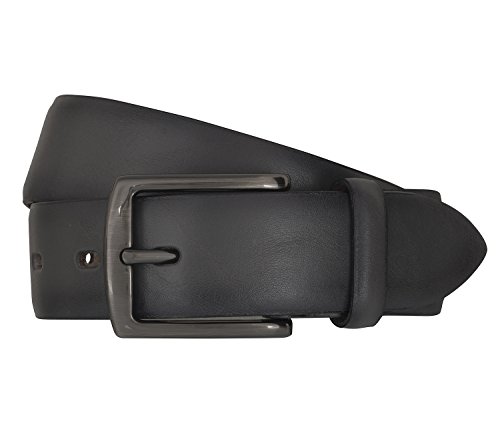 LLOYD Men's Belts Gürtel Herrengürtel Ledergürtel Grau 6838, Länge:110 cm, Farbe:Grau von LLOYD