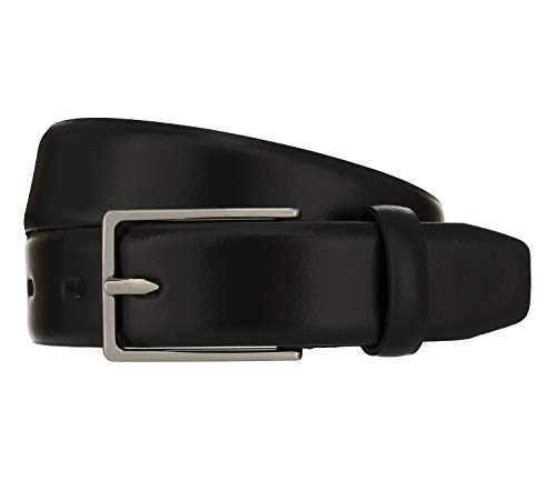 LLOYD Men's Belts Gürtel Herrengürtel Ledergürtel Schwarz 8377, Farbe:Schwarz, Länge:125 von LLOYD