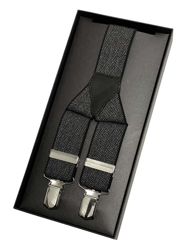LLOYD Men’s Belts Hosenträger LLOYD (Schachtelpack, 1-St., mit Sichtfenster) silberfarbene Metall-Clips von LLOYD Men’s Belts