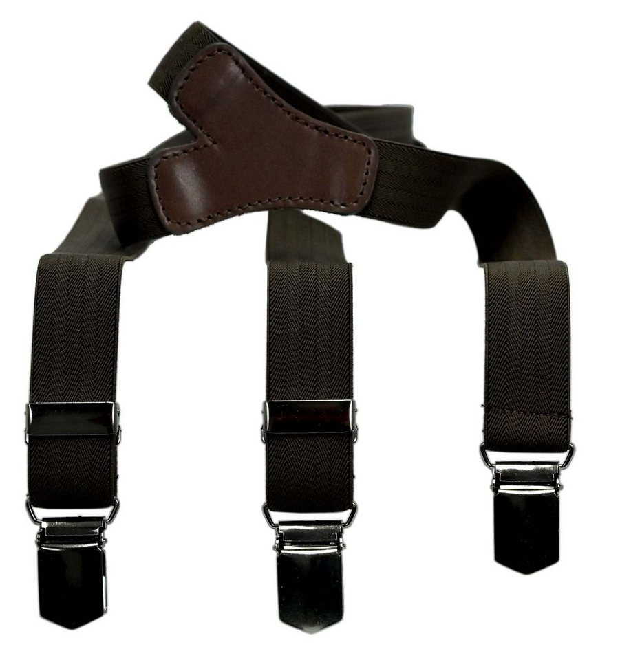 LLOYD Men’s Belts Hosenträger LLOYD-Hosenträger 25 mm uni Lederrückenteil Clips 40-Brown von LLOYD Men’s Belts