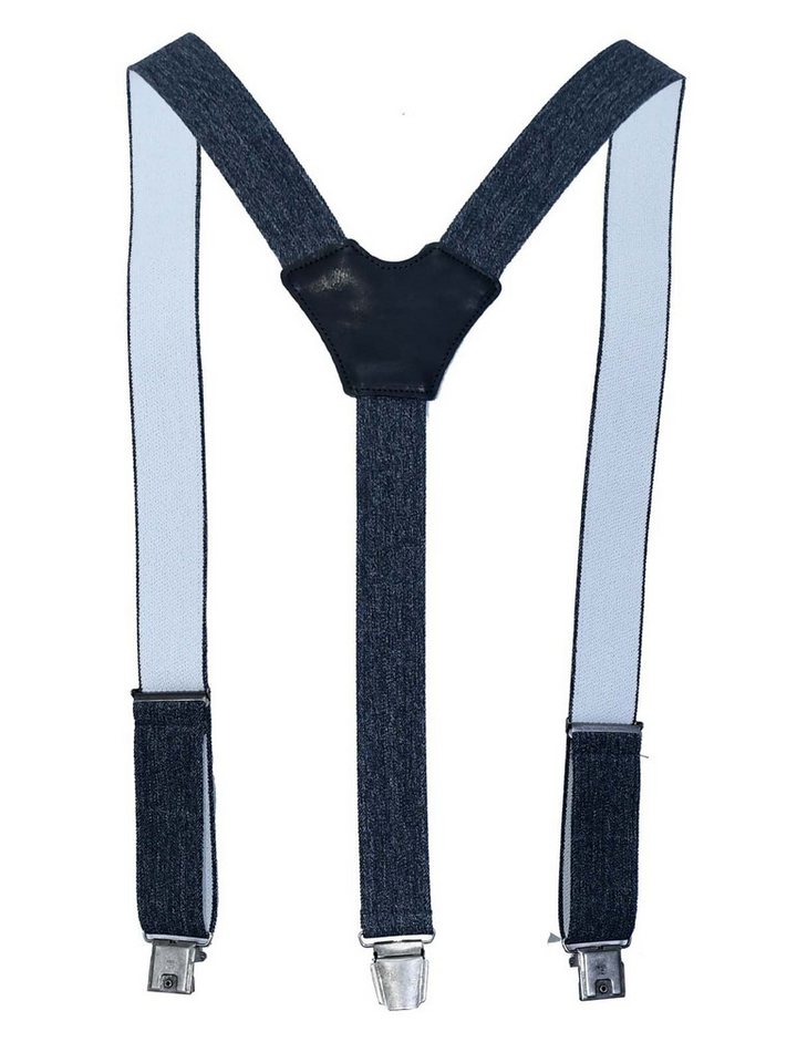 LLOYD Men’s Belts Hosenträger LLOYD-Hosenträger 35 mm Grey Lederrückenteil und Clips von LLOYD Men’s Belts