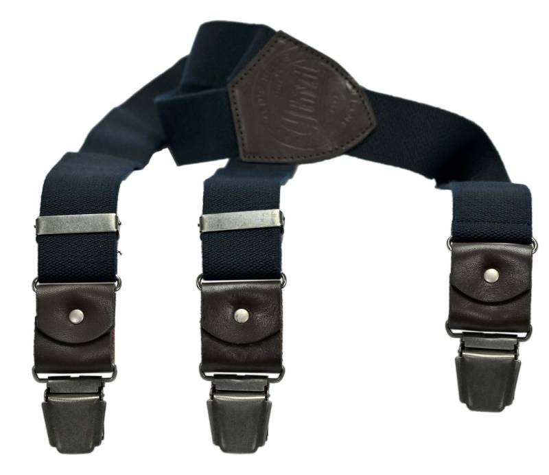 LLOYD Men’s Belts Hosenträger LLOYD-Hosenträger 35 mm Lederrückenteil und Casual-Clips von LLOYD Men’s Belts