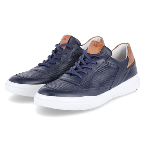 LLOYD 1505518 Schnürhalbschuh Glattleder Herren in blau - Gr. 46 von LLOYD