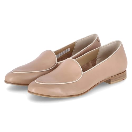 LLOYD 1573111 Slipper Glattleder Damen in beige - Gr. 39 von LLOYD