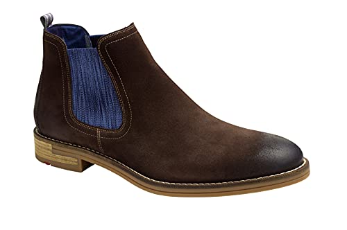 LLOYD Dario Chelsea Boots Veloursleder Uni Dario Chelsea-Boot dunkel-braun Velours-Leder von LLOYD