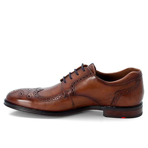 LLOYD Herren Schnürhalbschuhe Marian, Männer Businessschuhe,Derby,lose Einlage,Normalweit,Office,büro,Freizeit,Men's,lace-up,Cognac,39 EU / 6 UK von LLOYD