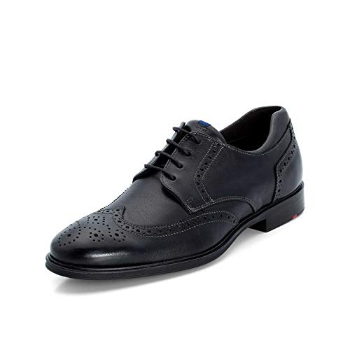 LLOYD Herren Schnürhalbschuhe Marian, Männer Businessschuhe,Derby,lose Einlage,Normalweit,lace-up,Low-tie,schnürschuhe,Derby,SCHWARZ,40.5 EU / 7 UK von LLOYD