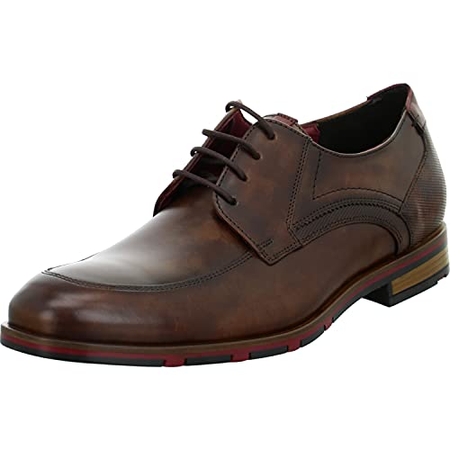 LLOYD Herren Businessschuhe Denos Schnürschuh Glattleder Schnürhalbschuhe Büro Elegant Uni denos Halbschuh schnürer Jasper braun wechselfußbett von LLOYD