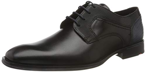 LLOYD Herren Gilbert Uniform-Schuh, SCHWARZ/Ocean, 42 EU von LLOYD