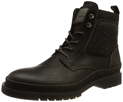 LLOYD Herren Hardy Mode-Stiefel, SCHWARZ/Dark Grey, 40.5 EU von LLOYD