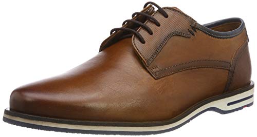 LLOYD Herren King Extra-Weit Derbys, Braun (Cognac/Pacific 1) von LLOYD