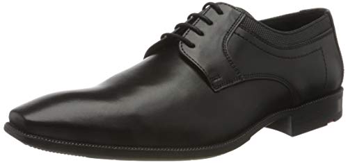 LLOYD Herren Schnürhalbschuhe LACOUR, Männer Businessschuhe,Derby,Normalweit,schnürschuhe,schnürer,Businessschuhe,Derby,Man,SCHWARZ,44 EU / 9.5 UK von LLOYD
