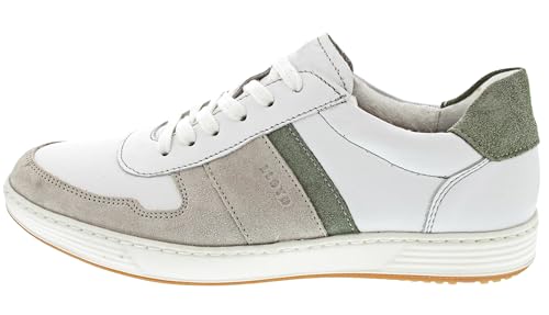 LLOYD Herren Low Sneaker Bosco Weiß Ledermix, Farbauswahl:Weiss-Kombi, 9999-englisch-eu-mapping:44 von LLOYD