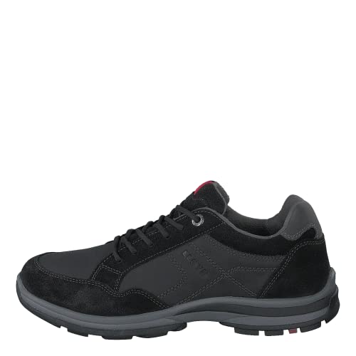 LLOYD Herren EFRAT Sneaker, Black/Asphalt, 44.5 EU von LLOYD