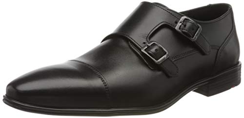 LLOYD Herren Slipper Mailand, Männer Businessschuhe,lose Einlage,Normalweit,Loafer,Slip-ons,klassisch,elegant,Men's,Man,SCHWARZ,41 EU / 7.5 UK von LLOYD