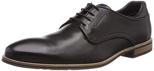 LLOYD Herren Schnürhalbschuhe Massimo, Männer Businessschuhe,Derby,lose Einlage,Normalweit,schnürung,büro,Freizeit,Men's,SCHWARZ,39 EU / 6 UK von LLOYD