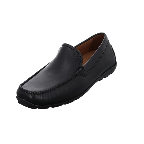 LLOYD Herren Mokassins Schuhe Emilio Mokassin Glattleder Slipper Freizeit Elegant Slip-Ons Uni Llyod Slipper Mokassin Herren schwarz von LLOYD