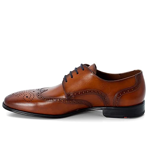 LLOYD Herren Schnürhalbschuhe Morton, Männer Businessschuhe,Derby,lose Einlage,Normalweit,Businessschuhe,Anzugschuhe,Derby,Brandy,42 EU / 8 UK von LLOYD