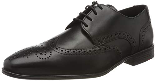 LLOYD Herren Schnürhalbschuhe Morton, Männer Businessschuhe,Derby,lose Einlage,Normalweit,lace-up,Low-tie,schnürschuhe,Derby,SCHWARZ,40.5 EU / 7 UK von LLOYD