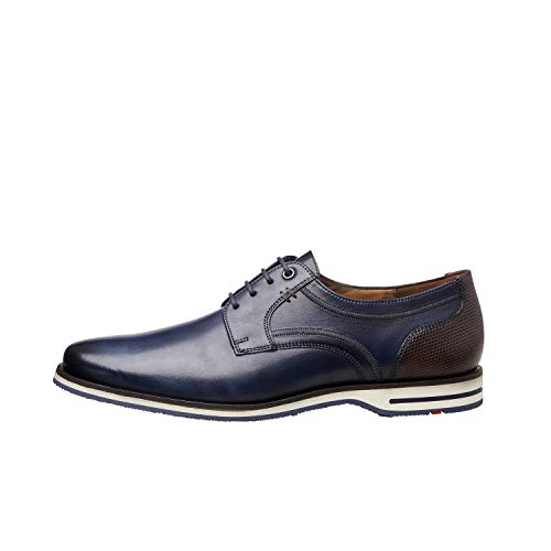 LLOYD Herren Schnürhalbschuhe DRAGAN, Männer Businessschuhe,Derby,Dandy,Style,schnürer,elegant,Business-Schuh,Office,Pacific/Ebony,44 EU / 9.5 UK von LLOYD