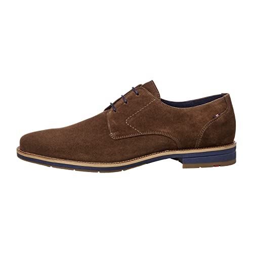 LLOYD Herren Schnürhalbschuhe Langston, Männer Businessschuhe,Businessschuhe,Anzugschuhe,Budapester,Style,elegant,Office,Man,Havanna,48 EU / 12.5 UK von LLOYD