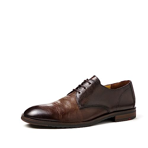 LLOYD Herren Schnürschuhe Dorian, Männer Businessschuhe,Derby,Normalweit,Derby,schnürung,Office,büro,Freizeit,Schnuerschuhe, Ebony, 41 EU / 7.5 UK von LLOYD