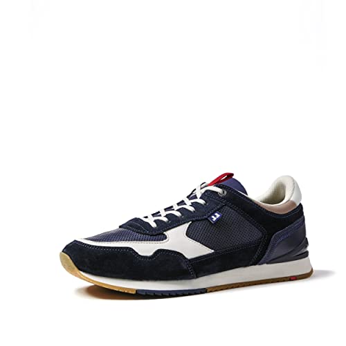 LLOYD Herren Schnürschuhe EMILIAN, Männer Low-Top Sneaker,lose Einlage,sportlich,Schnuerschuhe,Schnuerer,Shoes,Navy/Static/Blue/GHOBI,42.5 EU / 8.5 UK von LLOYD