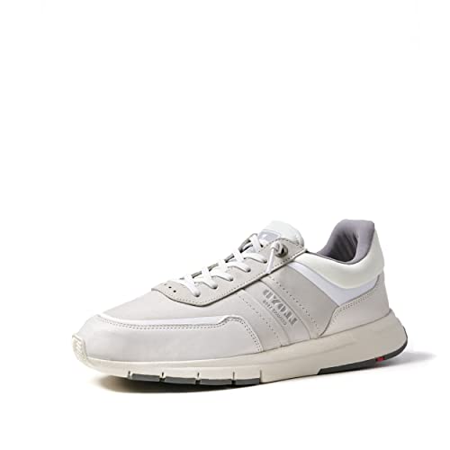 LLOYD Herren Schnürschuhe ENDLEY, Männer Low-Top Sneaker,lose Einlage,Freizeit,sportlich,Schnuerschuhe,Schnuerer,straßenschuhe,White,45 EU / 10.5 UK von LLOYD