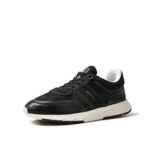 LLOYD Herren Schnürschuhe ENDLEY, Männer Low-Top Sneaker,lose Einlage,Low-tie,Halbschuhe,Freizeit,sportlich,Schnuerschuhe,Shoes,Black,42 EU / 8 UK von LLOYD