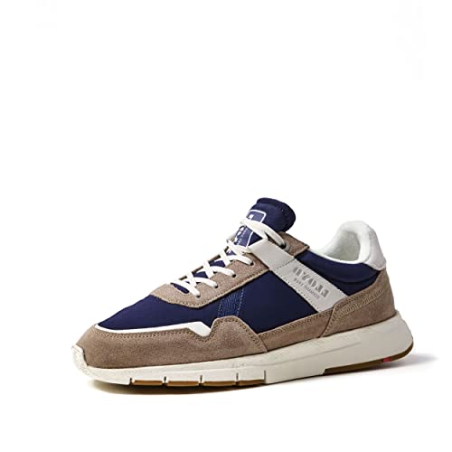 LLOYD Herren Schnürschuhe ENJO, Männer Low-Top Sneaker,lose Einlage,Halbschuhe,Freizeit,sportlich,Schnuerschuhe,Schnuerer,Sand/Blue,43 EU / 9 UK von LLOYD