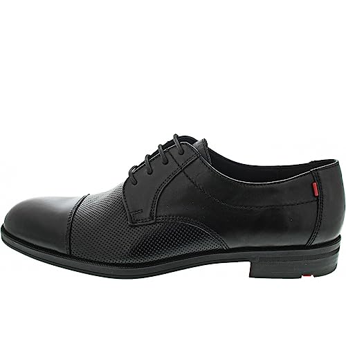 LLOYD Herren Schnürschuhe FOLCO, Männer Businessschuhe,Schnuerer,straßenschuhe,Strassenschuhe,Schnuerung,lace-up,Low-tie,Shoes,Black,45 EU / 10.5 UK von LLOYD