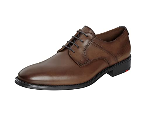 LLOYD Herren Schnürschuhe Gala | Männer Businessschuhe | Derby | Normalweit | Leder | schnürschuhe | Businessschuhe, Cognac/Midnight, 46.5 EU / 11.5 UK von LLOYD
