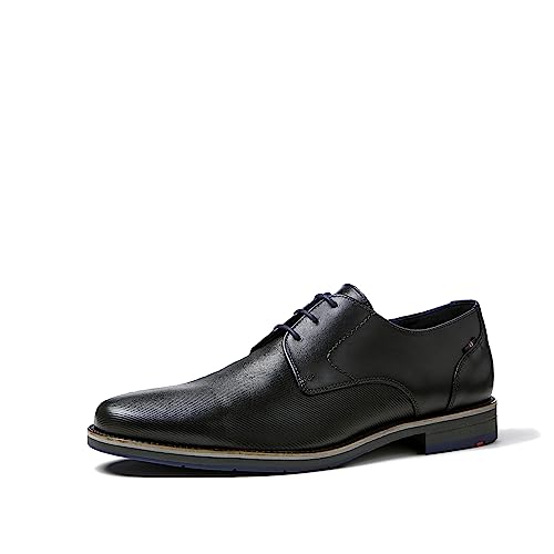 LLOYD Herren Schnürschuhe Laval, Männer Businessschuhe,Derby,Normalweit,Derby,schnürung,Office,büro,Freizeit,Schnuerschuhe, SCHWARZ, 46 EU / 11 UK von LLOYD