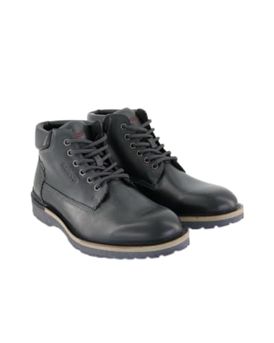 LLOYD Herren Schnürstiefeletten/Boots VARAS Schwarz Synthetik Leder Mix, Farbauswahl:schwarz, 9999-englisch-eu-mapping:46,5 von LLOYD